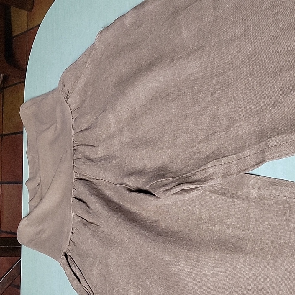 NWT M made in Italy linen pants. - Picture 3 of 10
